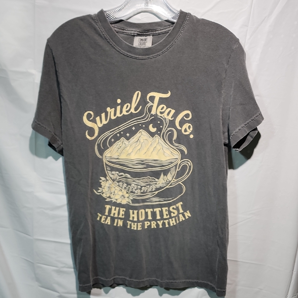 Comfort Colors Gray Suriel Tea Company Graphic Tee